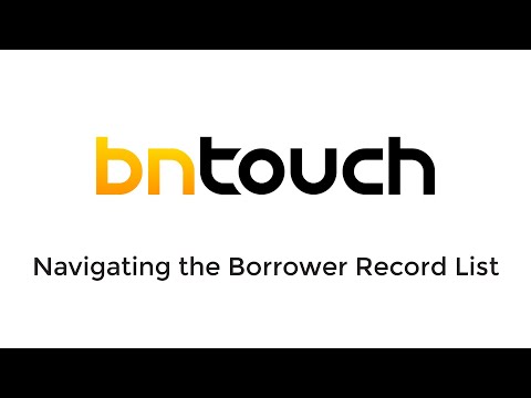 Mortgages Tab: Mortgage Record List
